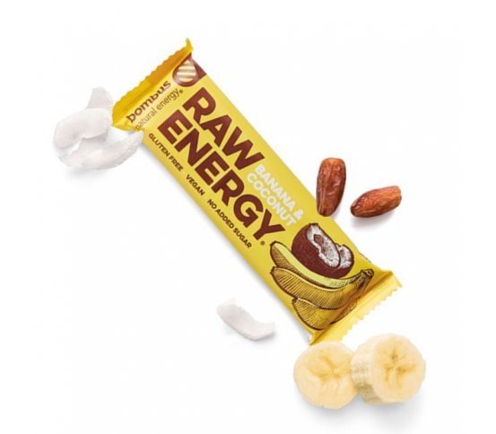 Bombus Raw energy tyčinka Banán 