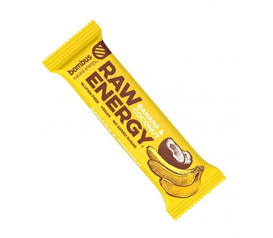 Bombus Raw energy tyčinka Banán 