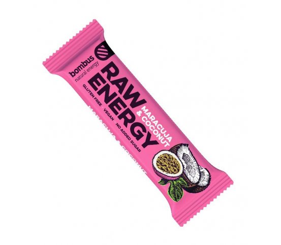 Bombus Raw energy tyčinka Maracuja 