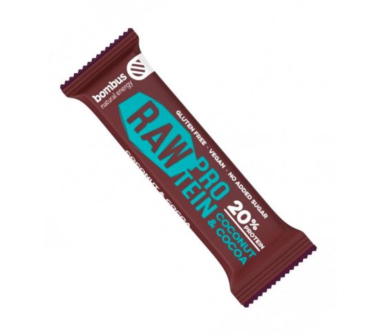 Bombus Raw protein tyčinka Kokos 