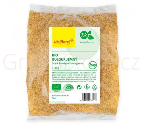 Bulgur jemný BIO 400g Wolfberry