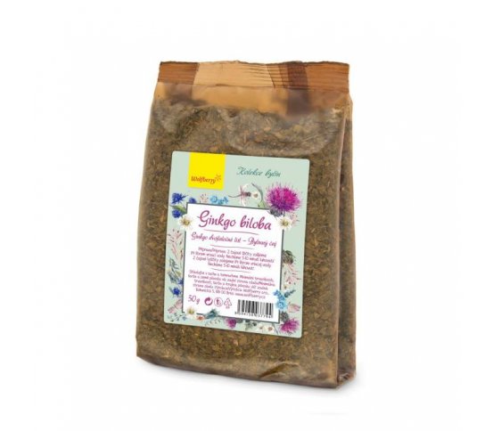 Bylinný čaj Ginkgo biloba 50g Wolfberry
