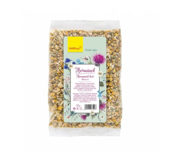 Bylinný čaj Heřmánek 50g Wolfberry