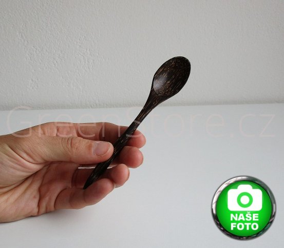 Čajová lžička z kokosového dřeva