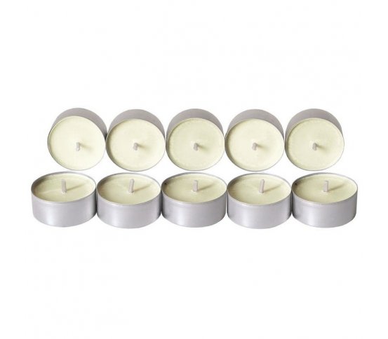 Čajové svíčky ze sojového vosku 10ks - santalové dřevo Aromka