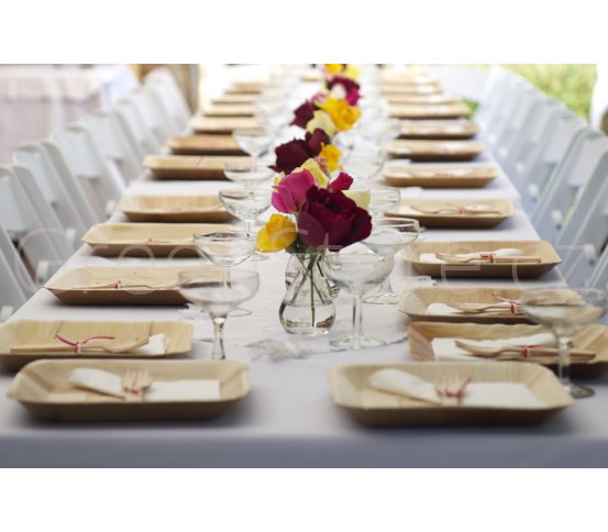 Bio nadobi dřevěné pro catering