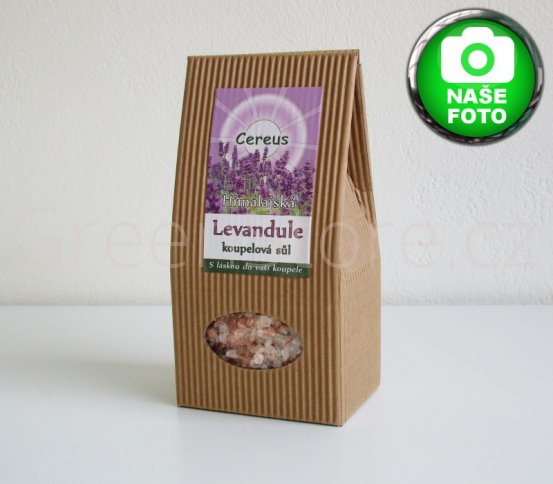 Přírodní koupelová himalájská sůl s levandulí Cereus