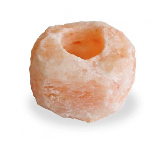 Solná lampa na čajovou svíčku - velká Cereus svícen