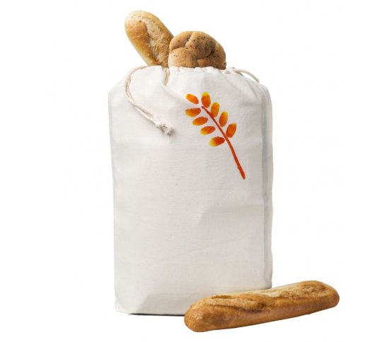 Bavlněný pytlík na pečivo s potiskem - velký Český západ