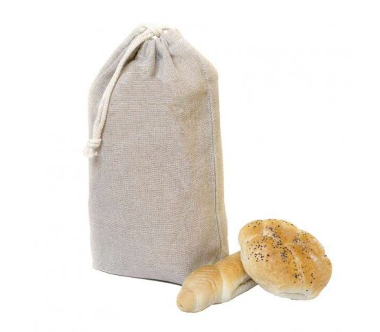 Lněný pytlík na pečivo - malý bez potisku Český západ