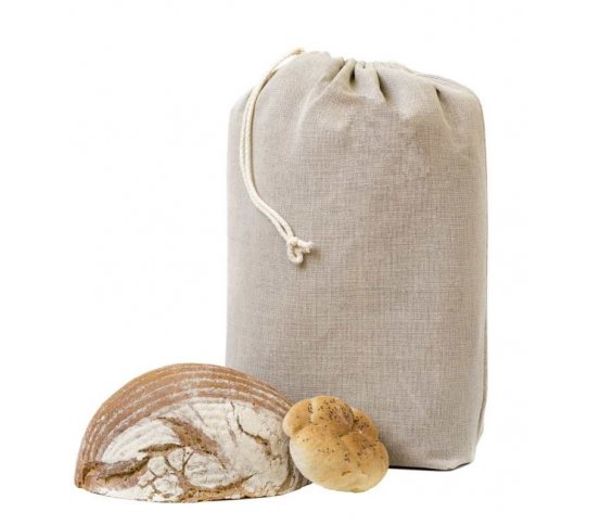 Lněný pytlík na pečivo - velký bez potisku Český západ
