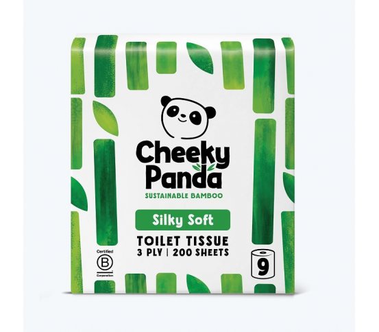 Cheeky Panda Bambusový toaletní papír 3 vrstvý - 9 rolí 6