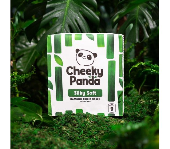 Cheeky Panda Bambusový toaletní papír 3 vrstvý - 9 rolí 2