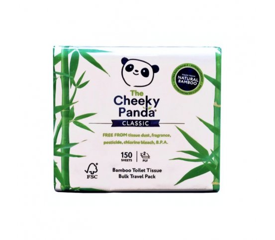 Cheeky Panda cestovní balení toaletního papíru 150 útržků