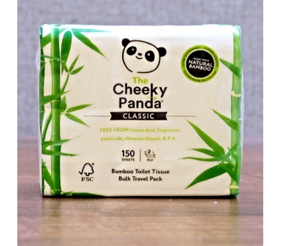 Cheeky Panda cestovní balení toaletního papíru 150 útržků