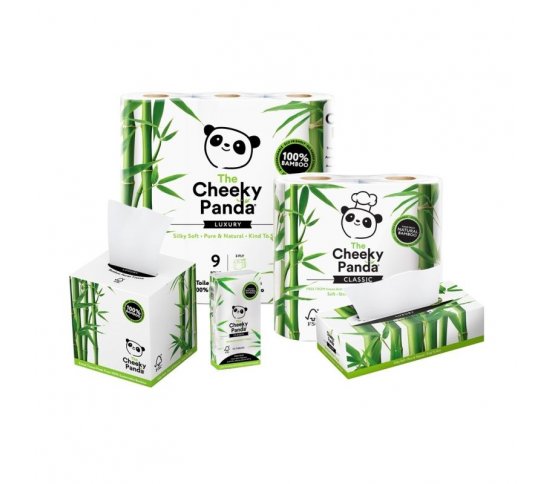 Cheeky Panda cestovní balení toaletního papíru 150 útržků