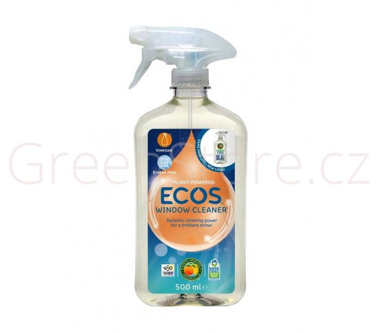 Čistič skel s octem a kokosovým mýdlem 500ml Earth Friendly