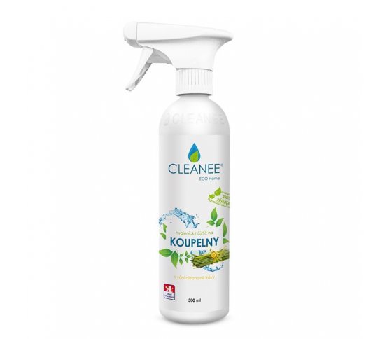 Cleanee Eco Hygienický čistič na koupelny - citronová tráva 500ml