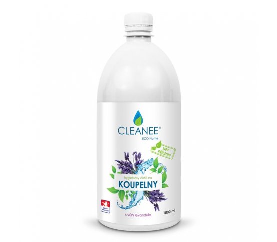 Cleanee Eco Hygienický čistič na koupelny - levandule 1l