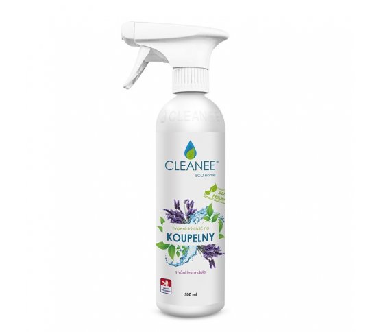 Cleanee Eco Hygienický čistič na koupelny - levandule 500ml