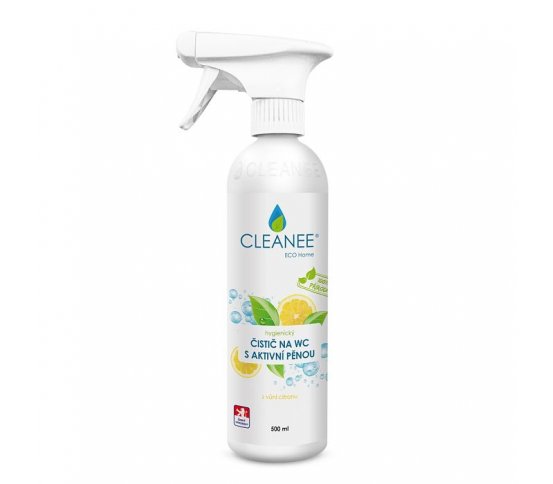 Cleanee Eco Hygienický čistič WC s aktivní pěnou - citron 500ml