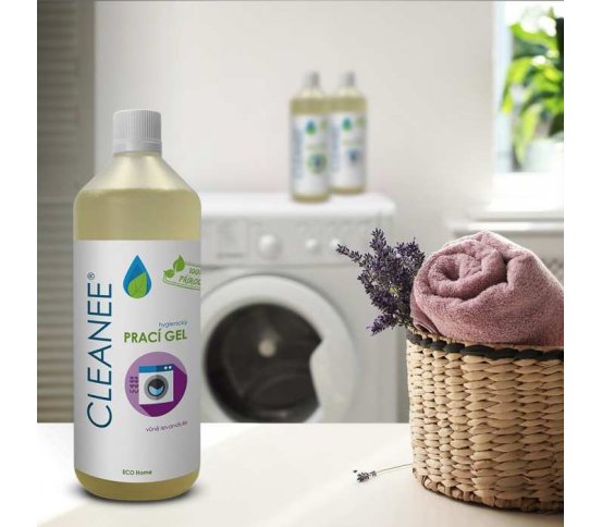 Cleanee Eco Hygienický prací gel s vůní levandule 1l 2