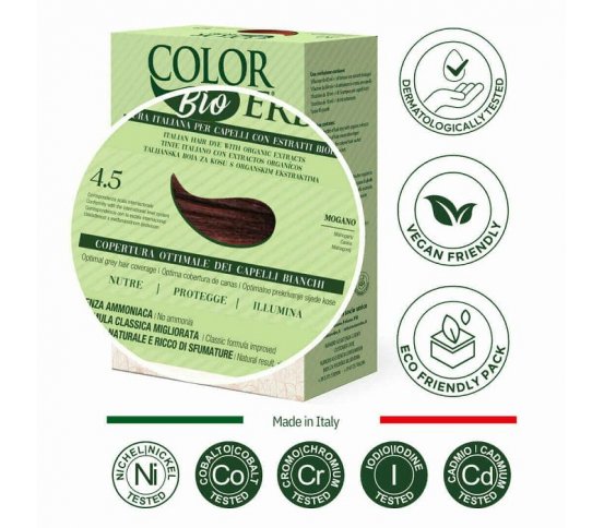Color Erbe BIO Barva na vlasy Mahagonová 4.5