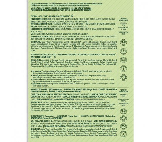 Skladem praha prodejna Color Erbe BIO Barva na vlasy Ultra světlá silná blond Zesvětlovač 11.0