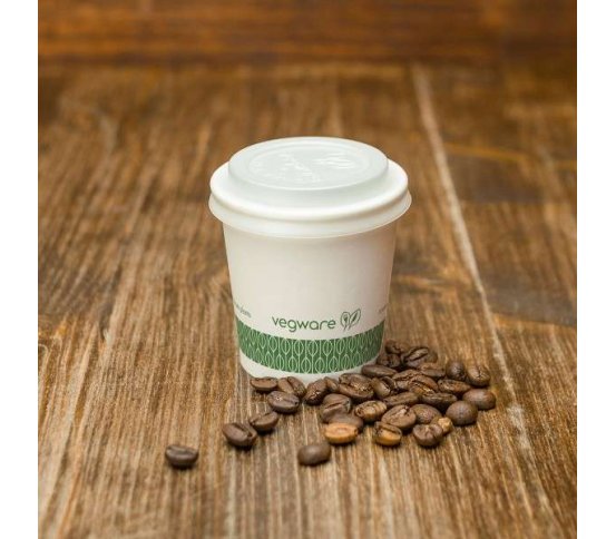 CPLA Víčko pro kelímek 120ml z bioplastu (50ks)