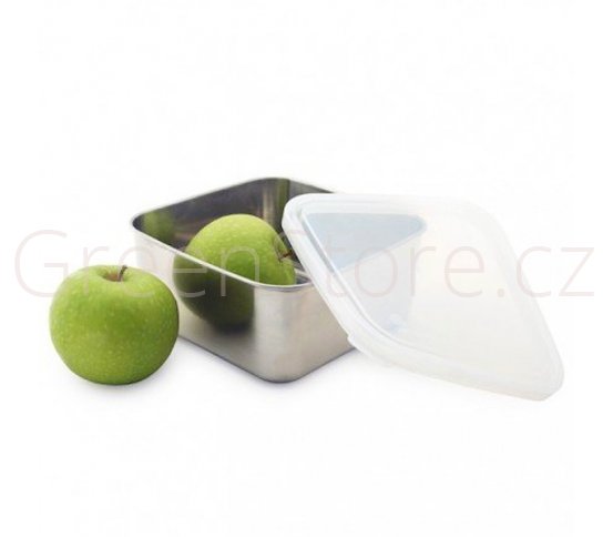 Čtvercová nerezová dóza - střední 900ml U Konserve