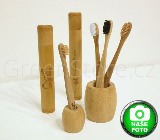 Bambusový zubní kartáček s aktivním uhlím Carbon, Curanatura