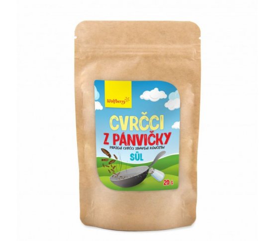 Cvrčci z pánvičky - sůl 20g Wolfberry