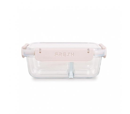 Dělená skleněná krabička na potraviny 150 250 ml dedra 5