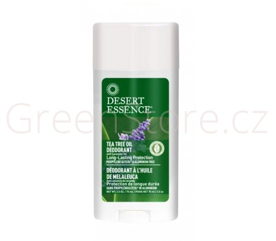 Deodorant Tea Tree a Levandule 70 ml Desert Essence