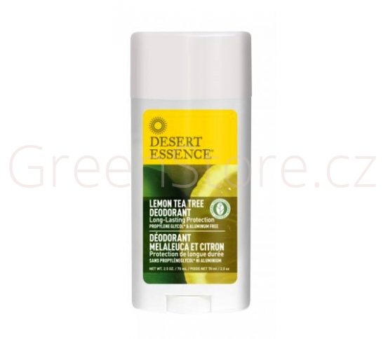 Deodorant Citron a tea tree 70 ml Desert Essence