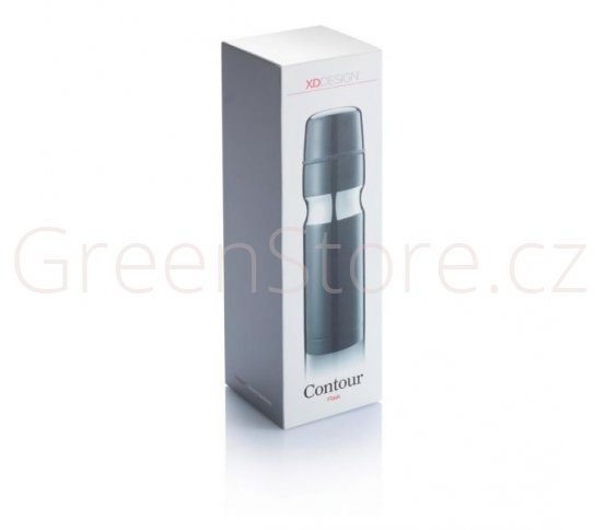 Designová termoska na pití z nerezové oceli XD Design