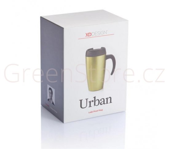 Designový termohrnek 400ml - světle zelený XD Design