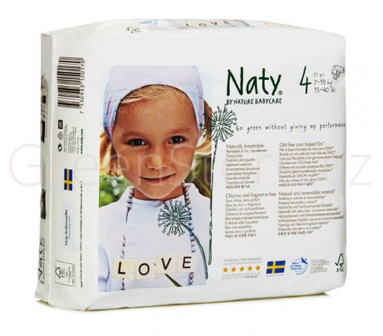 Eko plenky vel.4 (7-18kg) 26ks Naty Nature