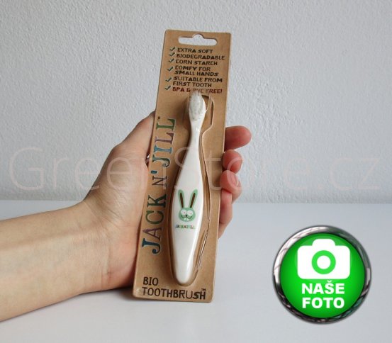 Ekologický kartáček na zuby pro děti Jack N'Jill