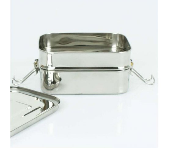 Dóza dvojitá obdélníková s těsněním 1300ml Green Pioneer