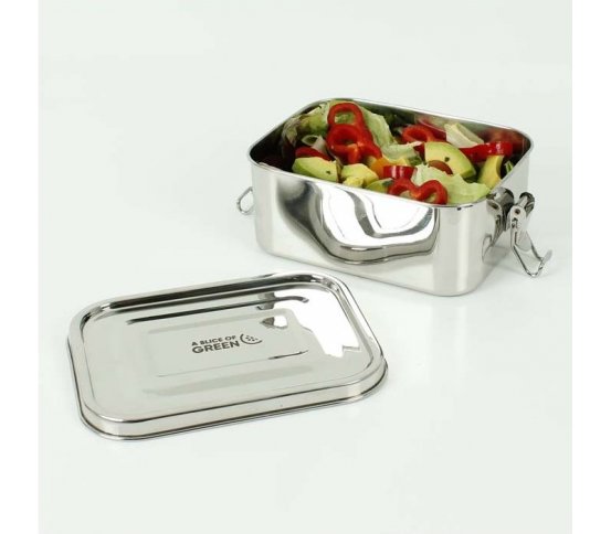 Dóza velká obdélníková s těsněním 1050ml Green Pioneer