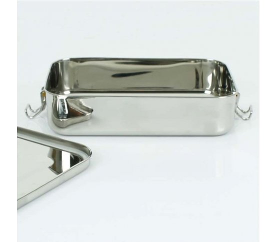 Dóza větší nízká obdélníková s těsněním 1100ml Green Pioneer