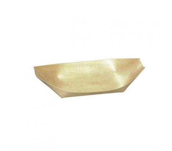 Dřevěná lodička 14cm z dýhy (100ks)