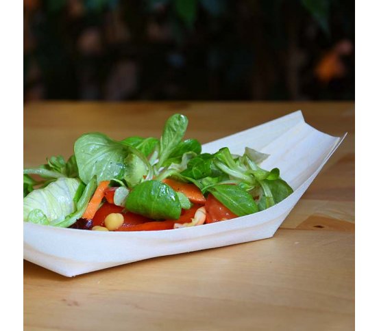 Dřevěná dýhová lodička 21,5cm z dýhy (100ks)