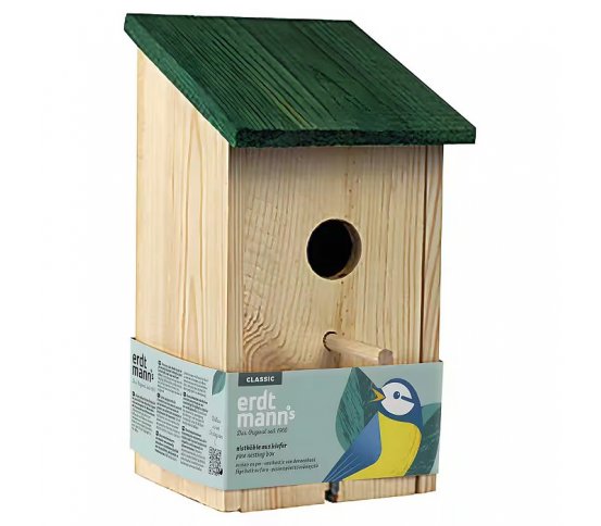Dřevěná ptačí budka s otvorem 2,7cm Erdtmann's