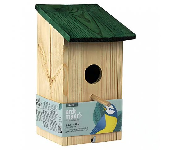 Dřevěná ptačí budka s otvorem 3,2cm Erdtmann's