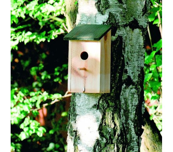Dřevěná ptačí budka s otvorem 2,7cm Erdtmann's