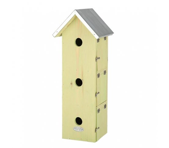 Dřevěná trojbudka pro vrabce Esschert Design 4