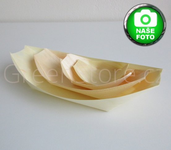 Designové dýhové lodičky na ochutnávky