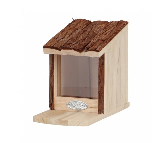 Dřevěné krmítko pro veverky s kůrou Esschert Design 3